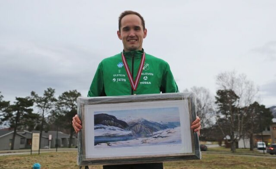 Olger Pedersen, Dimna IL vant halvmaraton i Ålesund Nyttårsmaraton på tiden 1.18.29 Olger Pedersen, Dimna IL vant halvmaraton i Ålesund Nyttårsmaraton på tiden 1.18.29