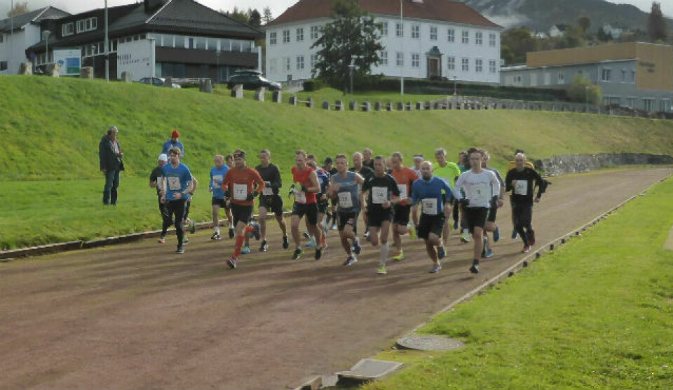 Starten har gått Starten har gått