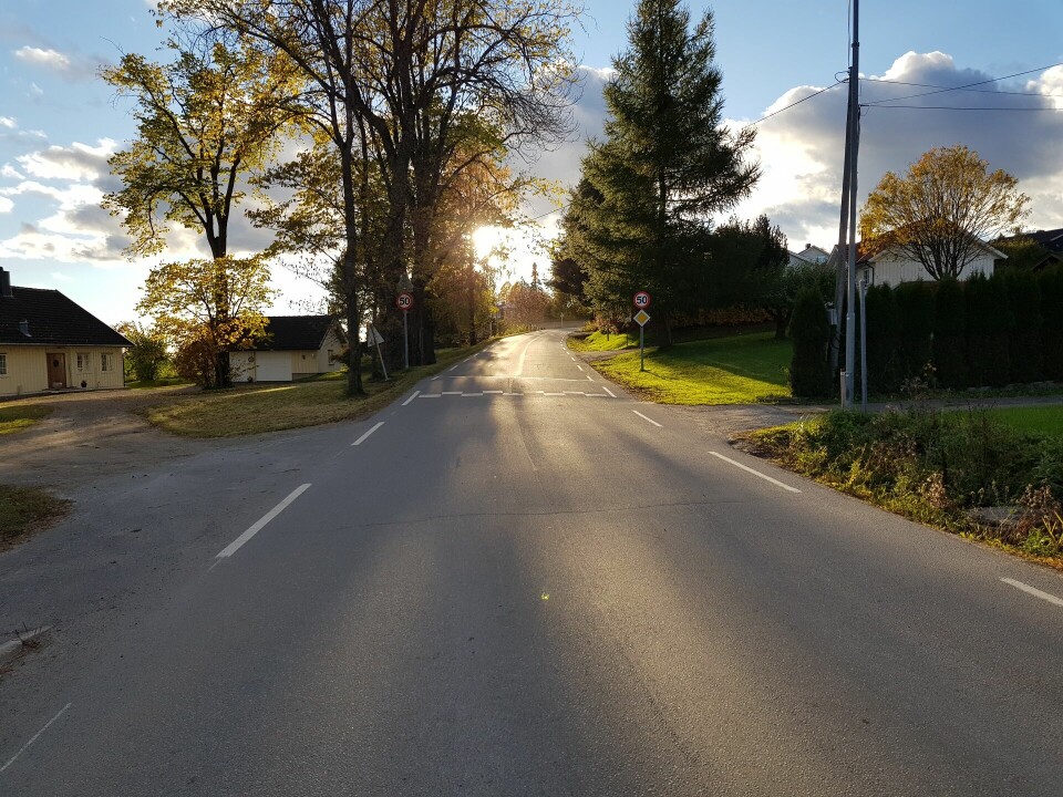 Snøkuten i gang under sommerlige forhold Starten for trimmere i motsol.jpg
