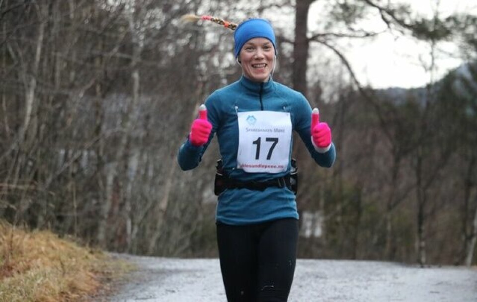 111 løpere fullførte Ålesund Nyttårsmaraton 10_Linda_vinnermaraton.jpg