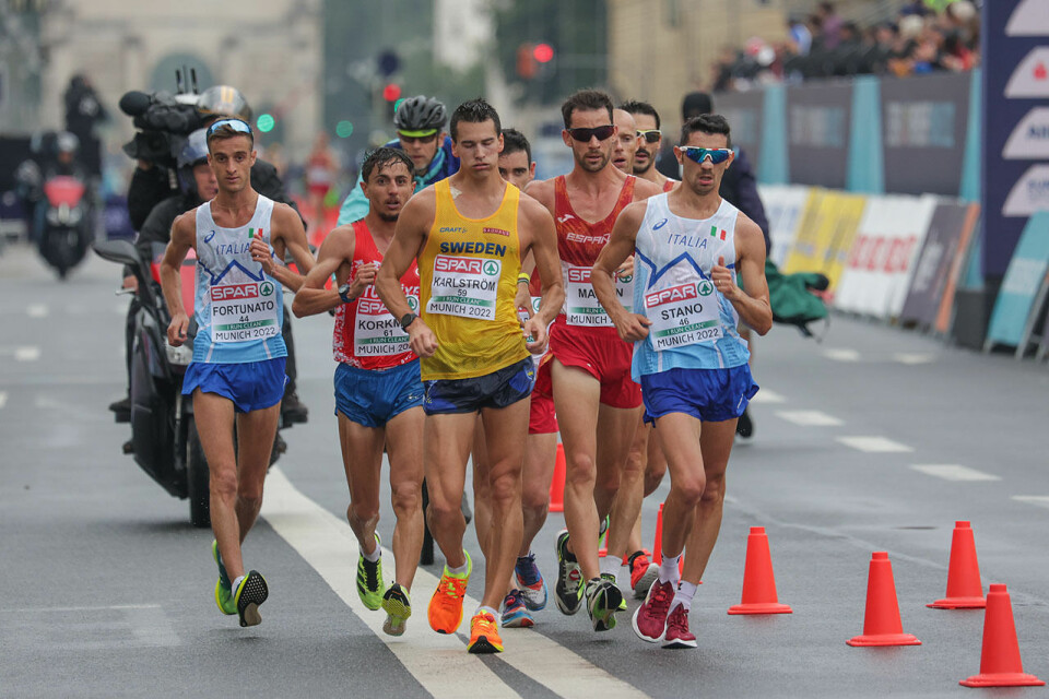 Perseus Karlström slo tilbake på 20 km kappgang i EM 1U9A7718.jpg