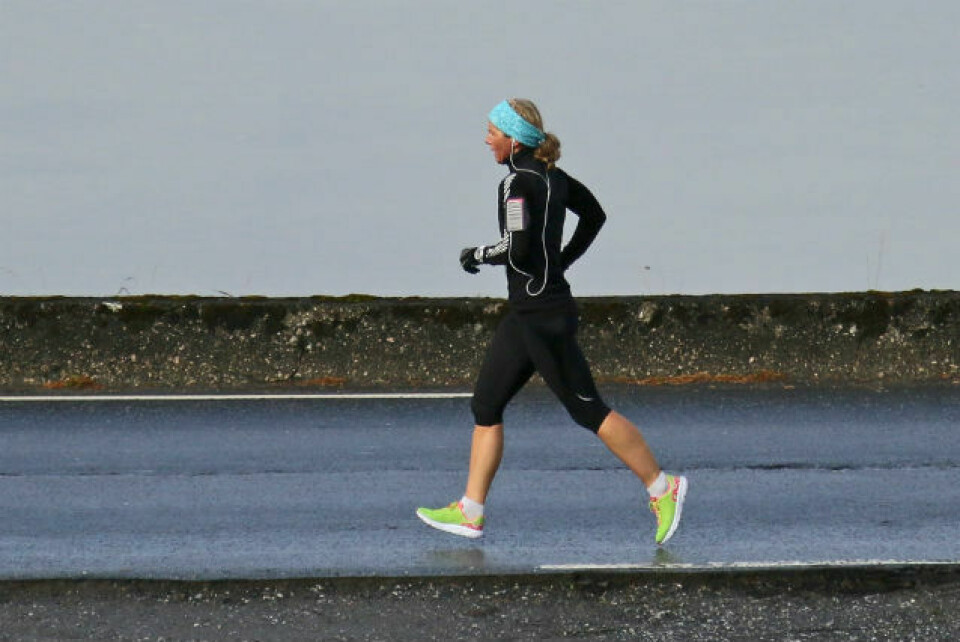 Strålande haustver under Gloppen halvmaraton TrudeEimhjellen.jpg