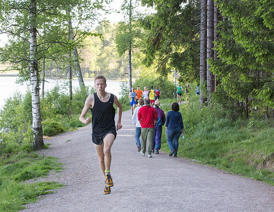 Sognsvann Rundt Medsols med 40 prosent perser Ola_Matre_i_tet_snau_kilometer_31A3019.jpg