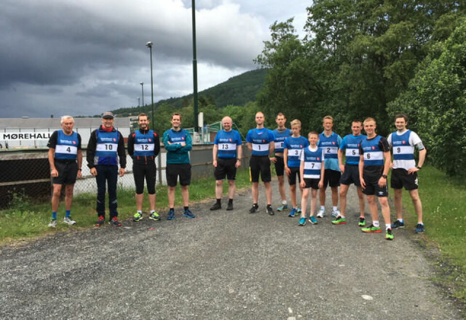 Klare til start. Foto: Arrangør Klare til start. Foto: Arrangør