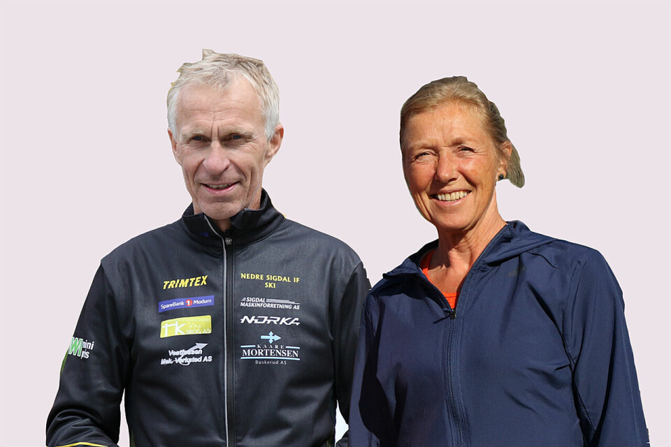 Kristen Aaby og Synøve Brox topper igjen listene over de beste veteranløperne her i landet. (Foto: Runar Gilberg) Kristen Aaby og Synøve Brox