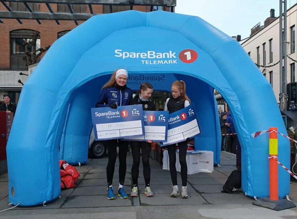 Raske, unge vinnere i Nyttårstrimmen Porsgrunn - Skien Nyttaarstrim_kvinnepallen.jpg