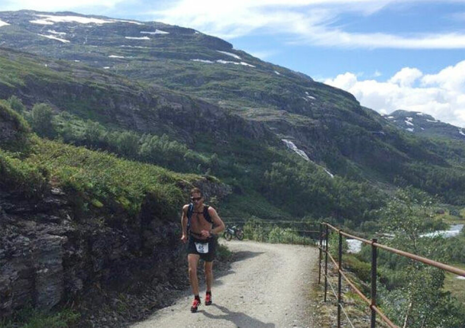 Svein Ove Risa og Therese Falk leder Rallarvegsløpet Fredrik_Kolverud_foto_Randi_Helen_Gran_.jpg