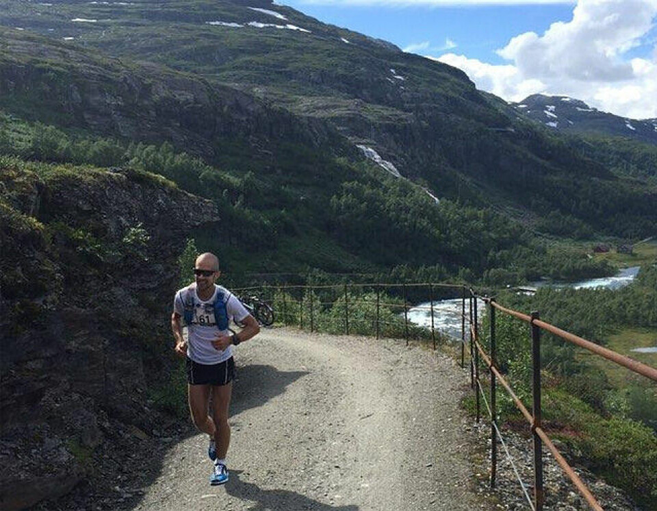 Svein Ove Risa og Therese Falk leder Rallarvegsløpet Kjetil_Myklebust.jpg
