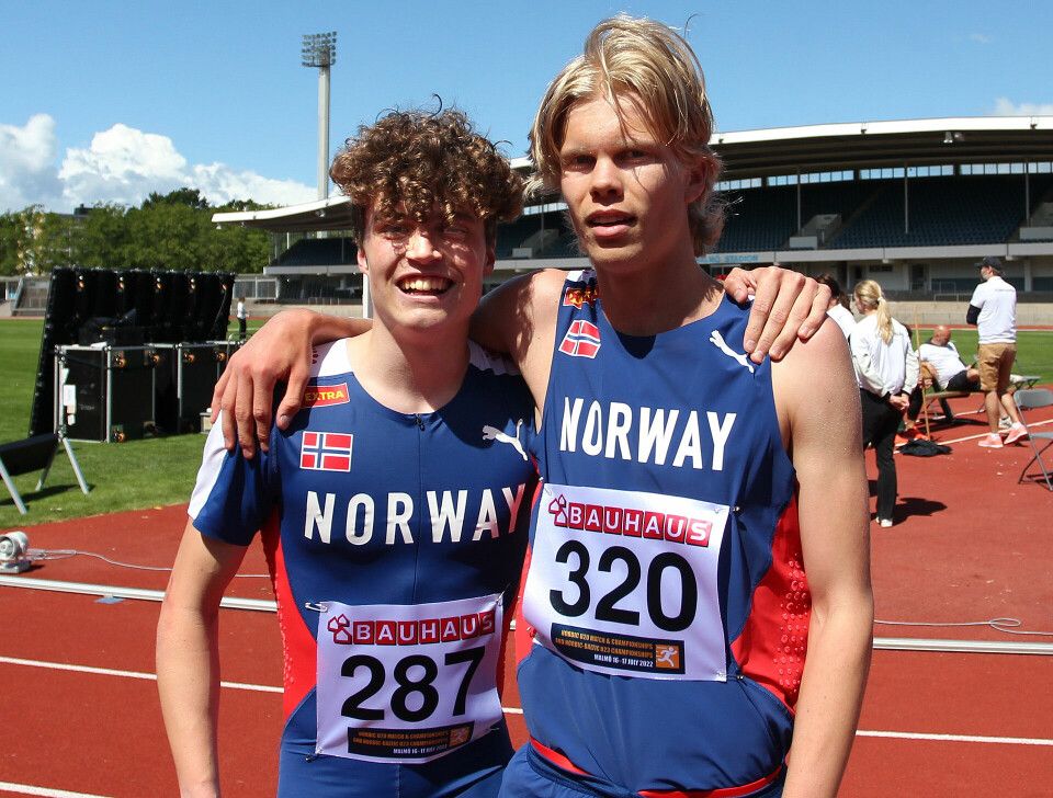 Mellom- og langdistanseløperne sørget for mange poeng til Norge første dag i landskampen vid_1500m_U20_menn_Hauen_Olsen_th_A20G2158.jpg