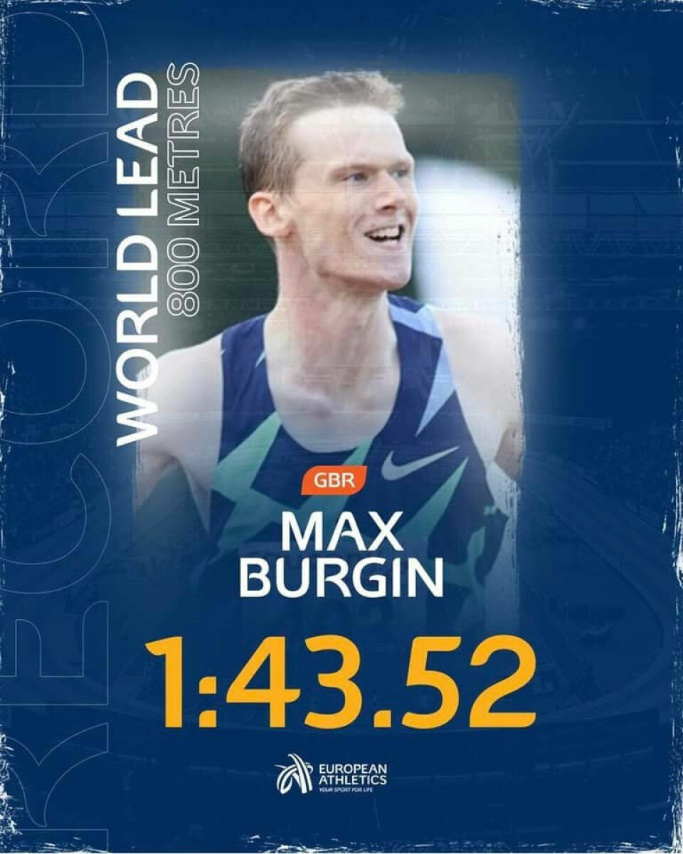 Jacob Boutera klarte VM-kravet på 3000 m hinder i Paavo Nurmi Games Max-Burgin-foto-European-Athletics.jpg