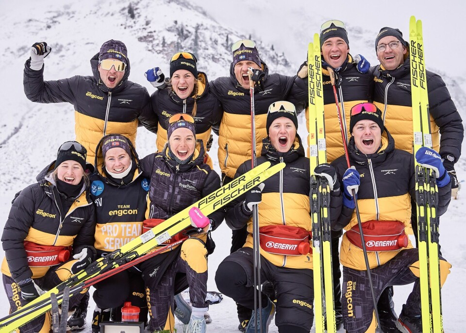 Team Engcon kunne juble for seier i sesongpremieren i Bad Gastein (Foto: Magnus Östh/Ski Classics) Team Engcon kunne juble for seier i sesongpremieren i Bad Gastein (Foto: Magnus Östh/Ski Classics)