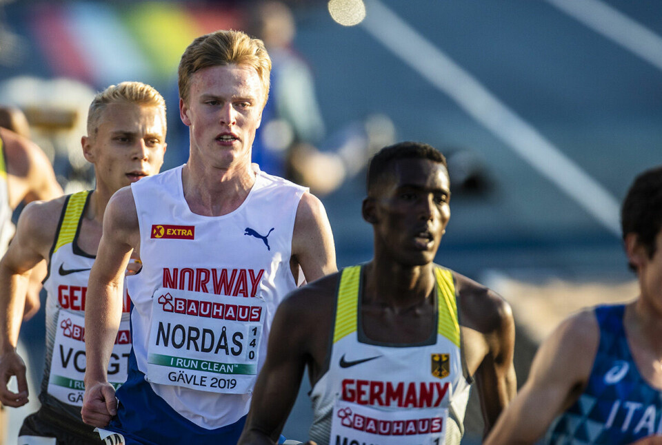 Narve Gilje Nordås hadde full klaff med formen i U23-EM da han løp inn til 6. plass og solid pers på 10 000 m. (Foto: Eirik Førde) Narve Gilje Nordås hadde full klaff med formen i U23-EM da han løp inn til 6. plass og solid pers på 10 000 m. (Foto: Eirik Førde)