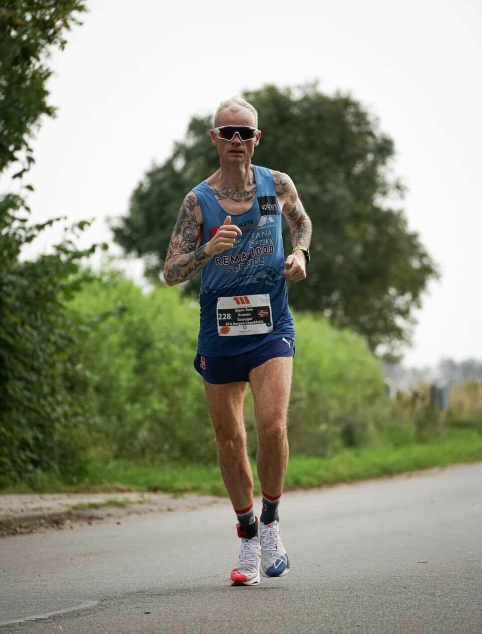 Bjørn Tore Kronen Taranger vant Mors 100 Miles Bjørn Tore Kronen Taranger_Mors_100_Miles_løperen.jpg