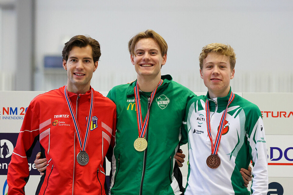 Favoritten Ole Jakob Solbu innfridde og tok NM-gullet på 800 m Premiepall_menn_800_meter.jpg