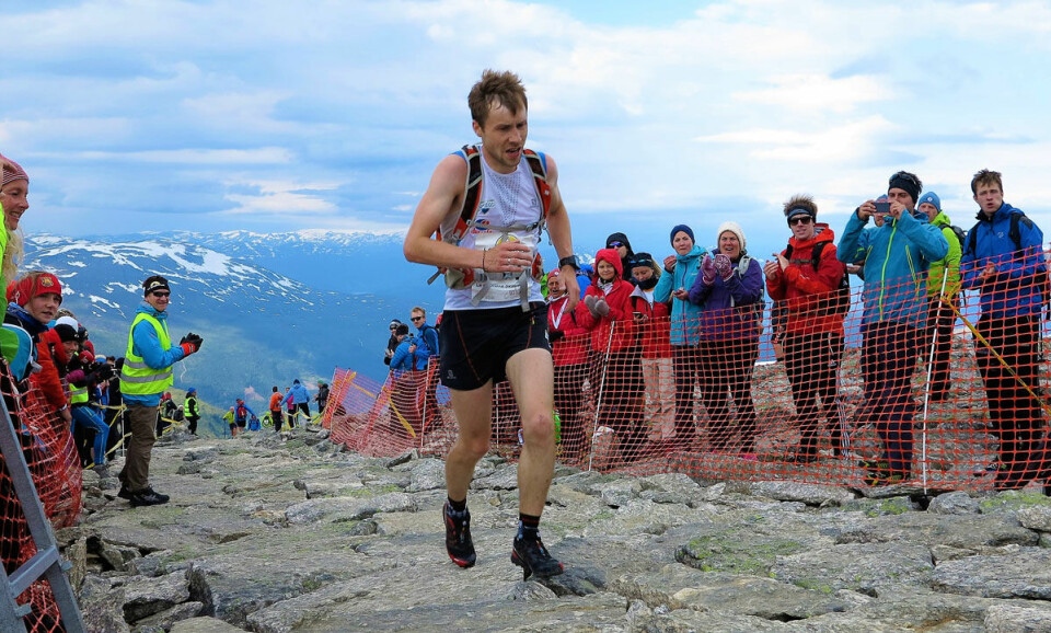 Stian Angermund mot mål i 2015 til den nest sterkaste tida av ein nordmann i Skåla Opp. (Foto: Christian Prestegård) Stian Angermund mot mål i 2015 til den nest sterkaste tida av ein nordmann i Skåla Opp. (Foto: Christian Prestegård)