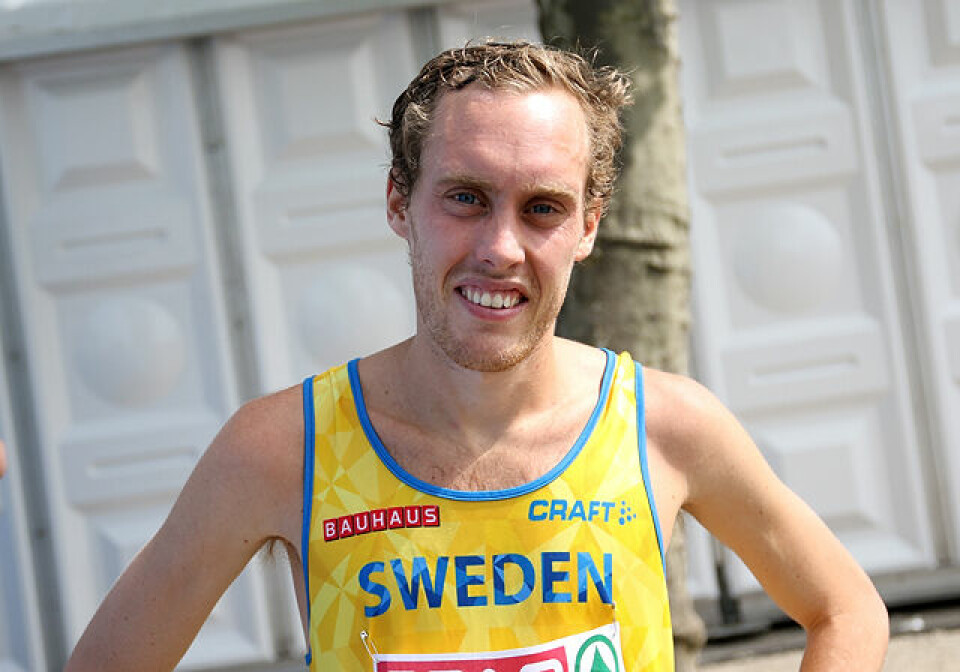 Mikael Ekvall løp i fjor høst maraton på 2.12.07, ei tid som i forrige OL ville holdt til sjuendeplass. Likevel blir han nekta å delta i OL i Rio. (Foto: Runar Gilberg) Mikael Ekvall løp i fjor høst maraton på 2.12.07, ei tid som i forrige OL ville holdt til sjuendeplass. Likevel blir han nekta å delta i OL i Rio. (Foto: Runar Gilberg)