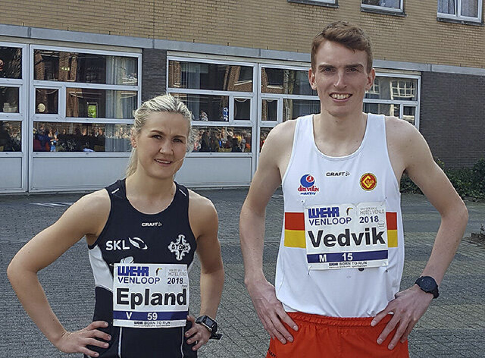 Sterk halvmaratonløping av Pernilla Epland i Venloop Pernille_Epland_og_Marius_Vedvik_20180325_135043.jpg