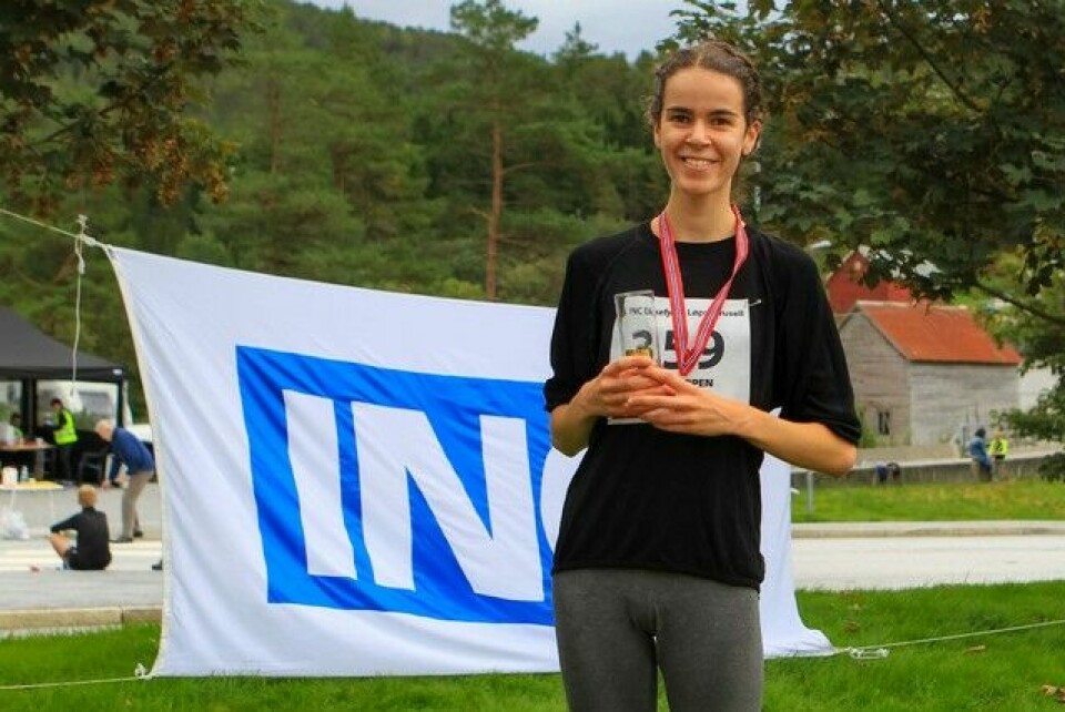 To nye løyperekorder på Eikefjord Maraton Vinner 5 km kv. - Anna Grøneng.jpg