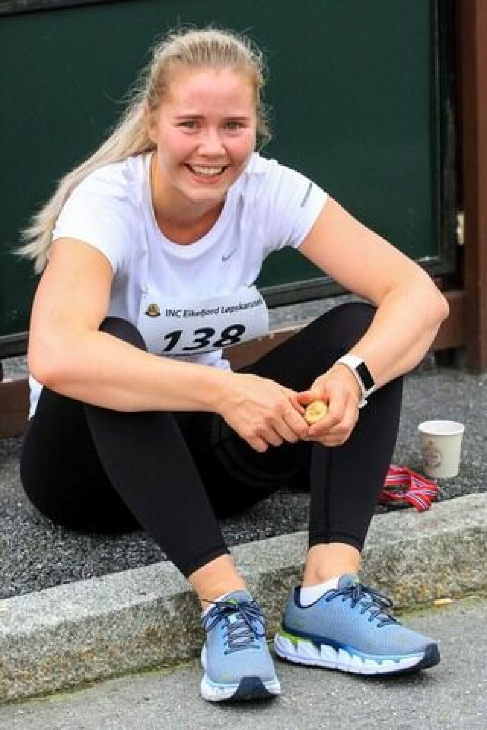 To nye løyperekorder på Eikefjord Maraton Halvm. kv. - Ronja Helen øygard.jpg