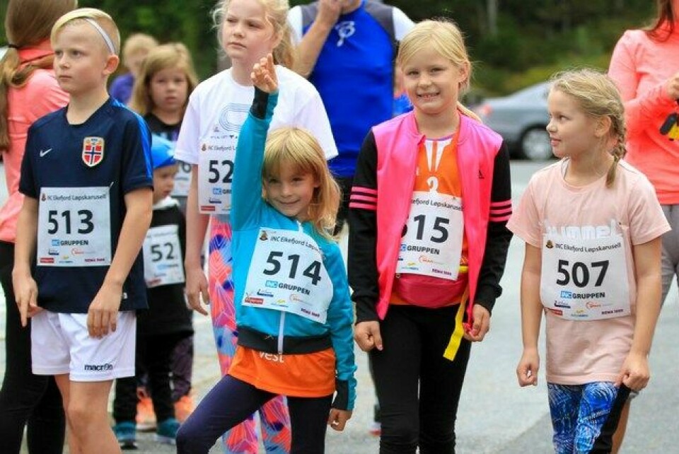 To nye løyperekorder på Eikefjord Maraton Eikefjord Maraton - Barneløpet-1.jpg