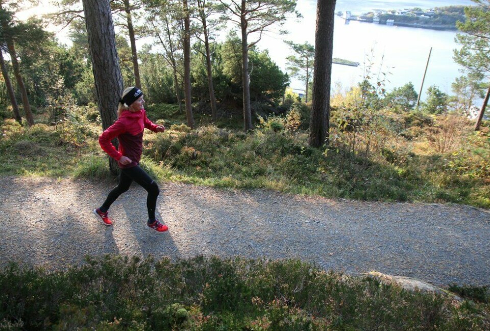 Louise Skak er ultraløperen som heller løper fort enn langt Louise Skak løper i Ålesund