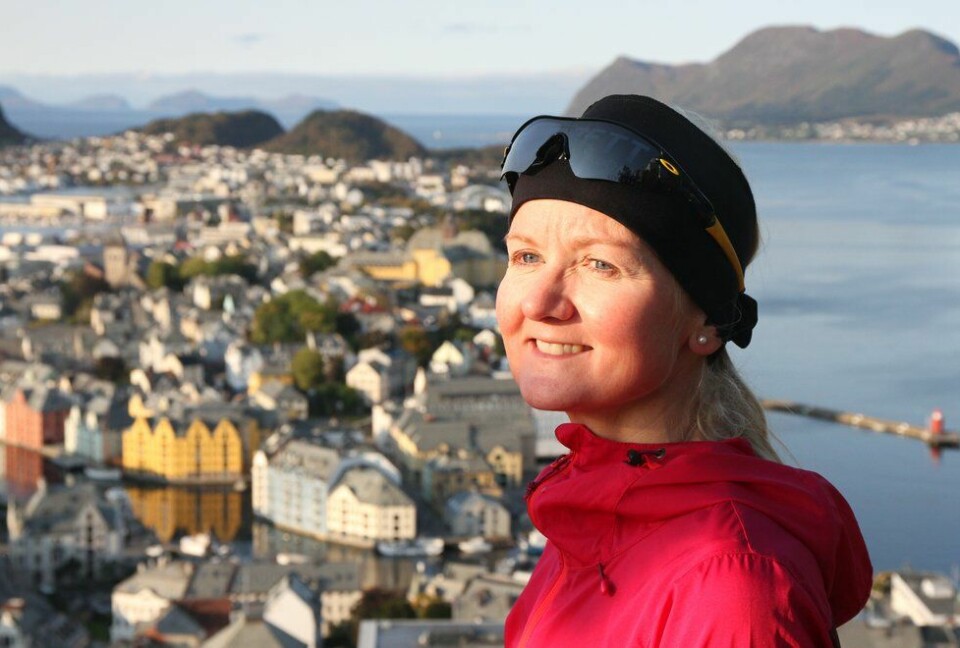 Louise Skak er ultraløperen som heller løper fort enn langt Louise Skak løper i Ålesund