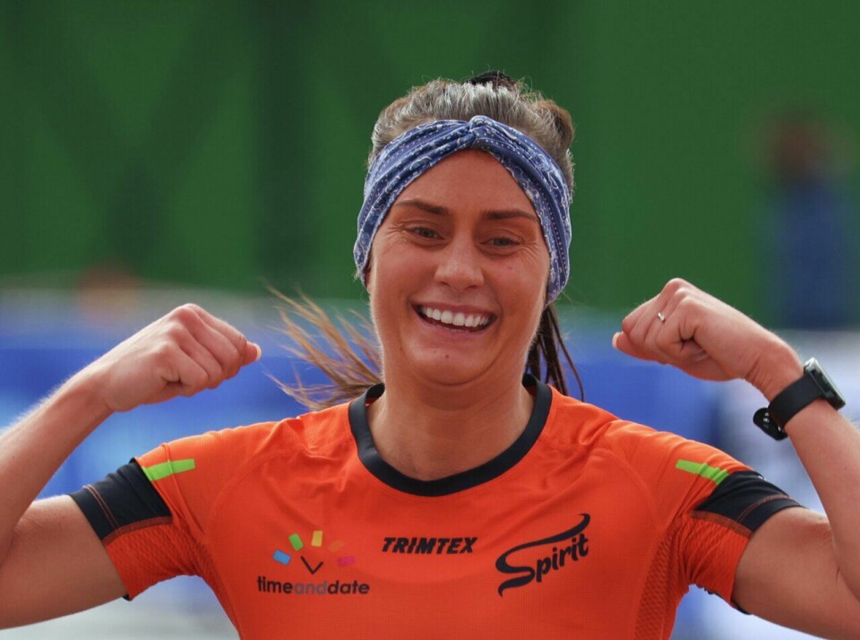 Helena Hope merker framgang med den norske modellen Bergen City Marathon 2023, Helena Hope