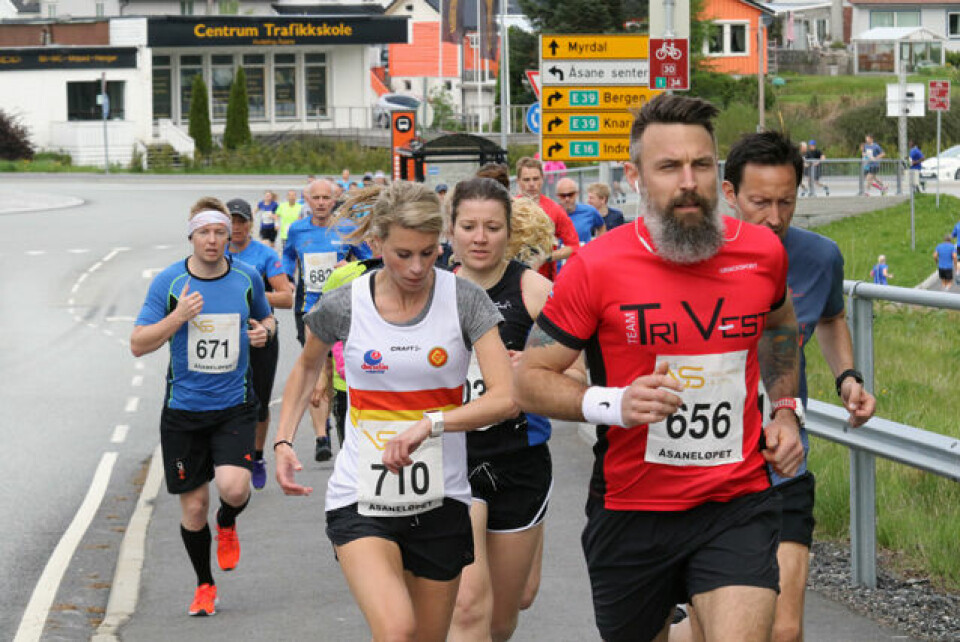Sondre Øvre-Helland forsvarte seieren i Åsaneløpet 1P1A2488.jpg