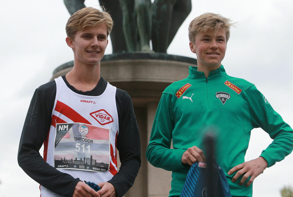 Runa Skrove Falch og Sondre Nordstad Moen tok NM-gullet på halvmaraton Pall_menn_U23_1Theodor_Berre_Jacobsen_3Håvard_Klakegg_AZ3T8751.jpg