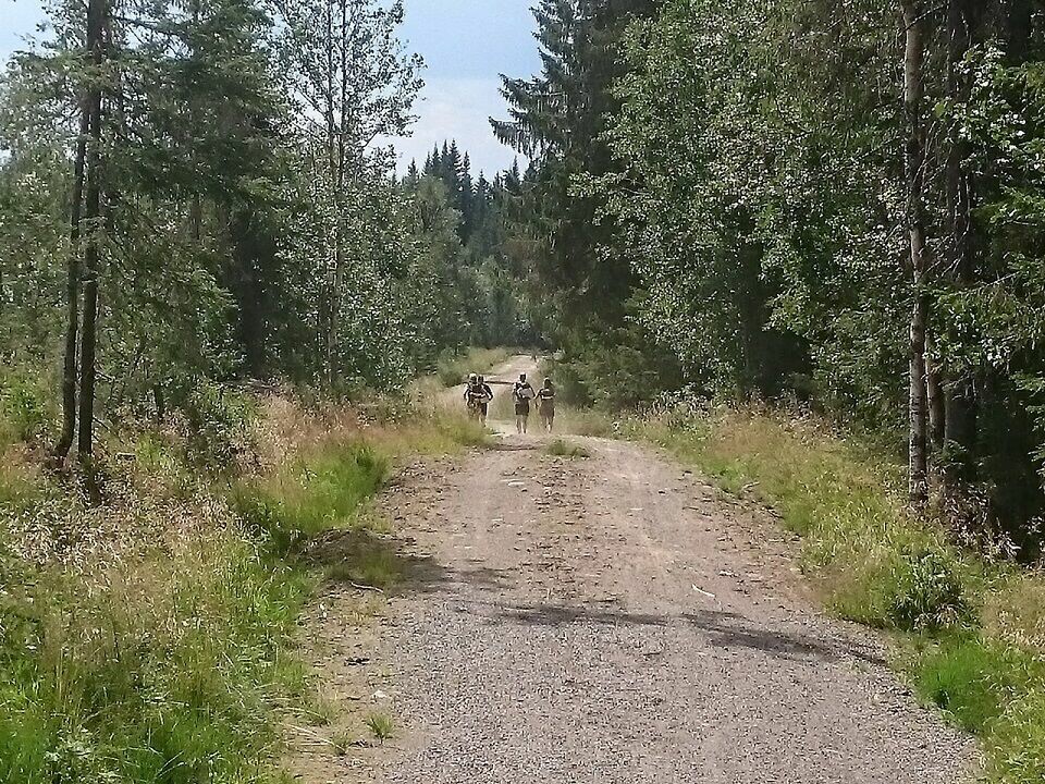 En tredel unnagjort for Tvers over Norge-trio Oppland_venter.jpg