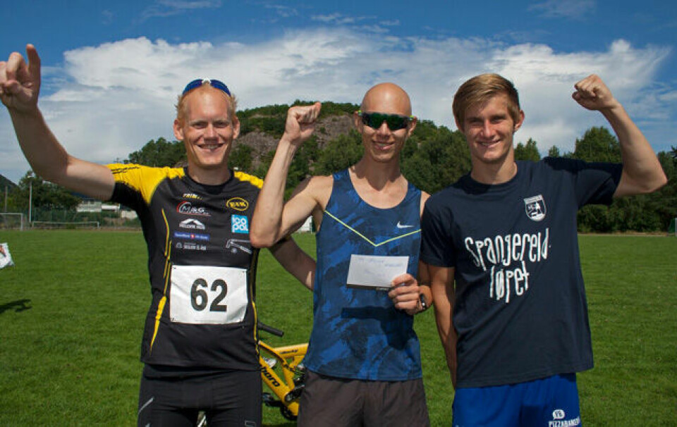 Torstein Tengsareid og Line Stokke vant Spangereidløpet Draiet_5km_3beste_menn_640.jpg