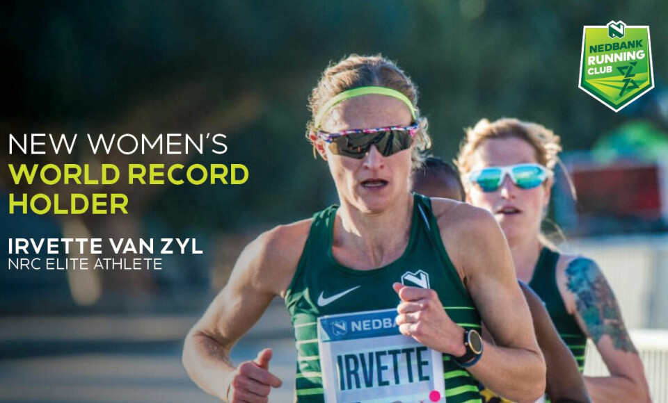 To nye bestetider i verden ble satt i samme 50 km-løp sist helg Irvette-van-Zyl_foto_NedbankRunified.jpg