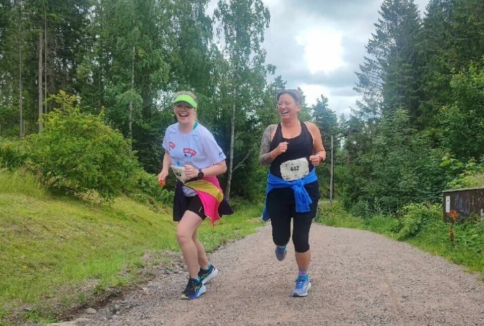 Midtukedeltagere i Oslo Løpsestivals Korketrekker'n opp (foto: facebook.com/lopsfestival). Oslo_løpsfesival_Korketrennern