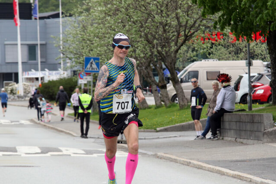 Sondre Øvre-Helland forsvarte seieren i Åsaneløpet 1P1A2692.jpg