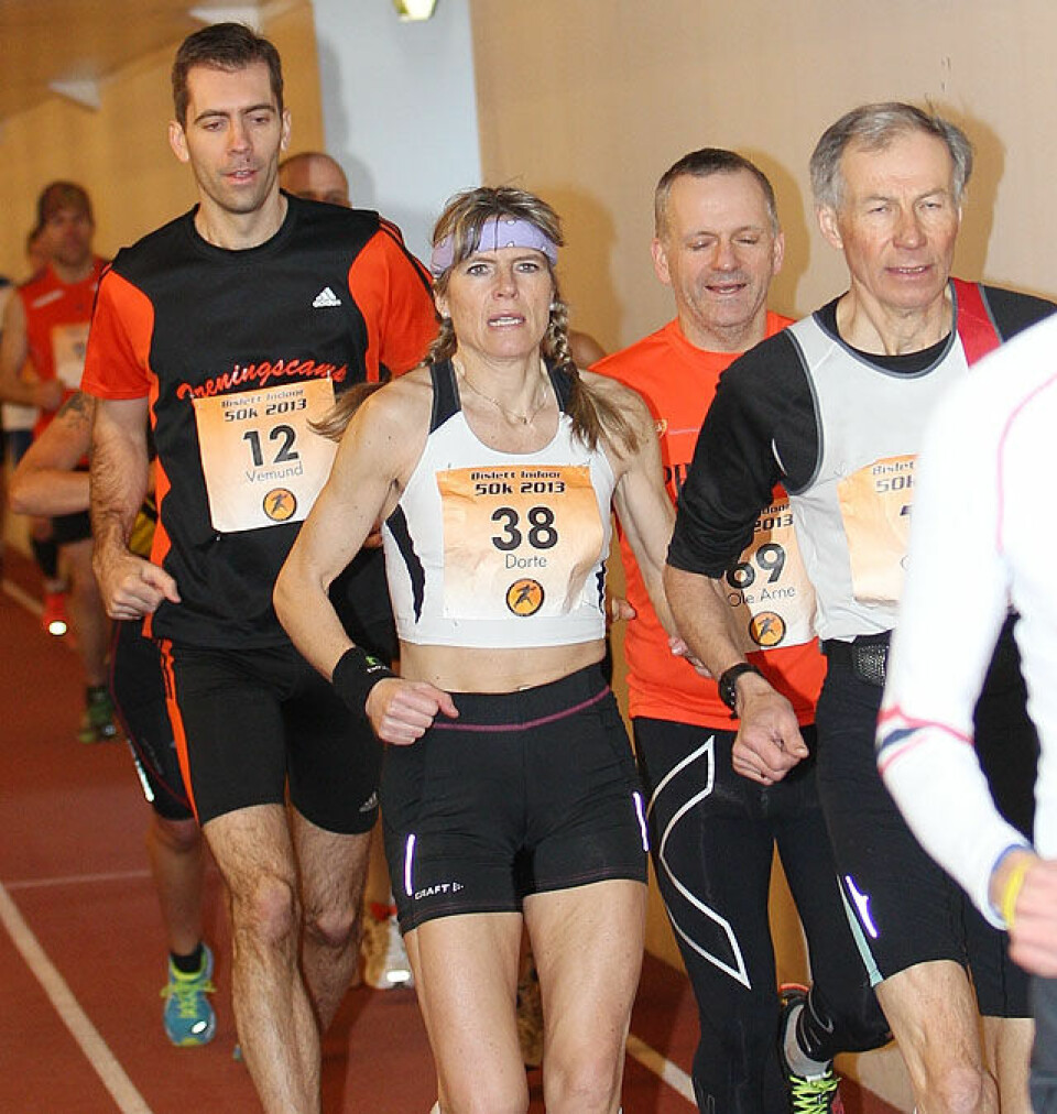 Sterke resultater i Bislett 50K Indoor