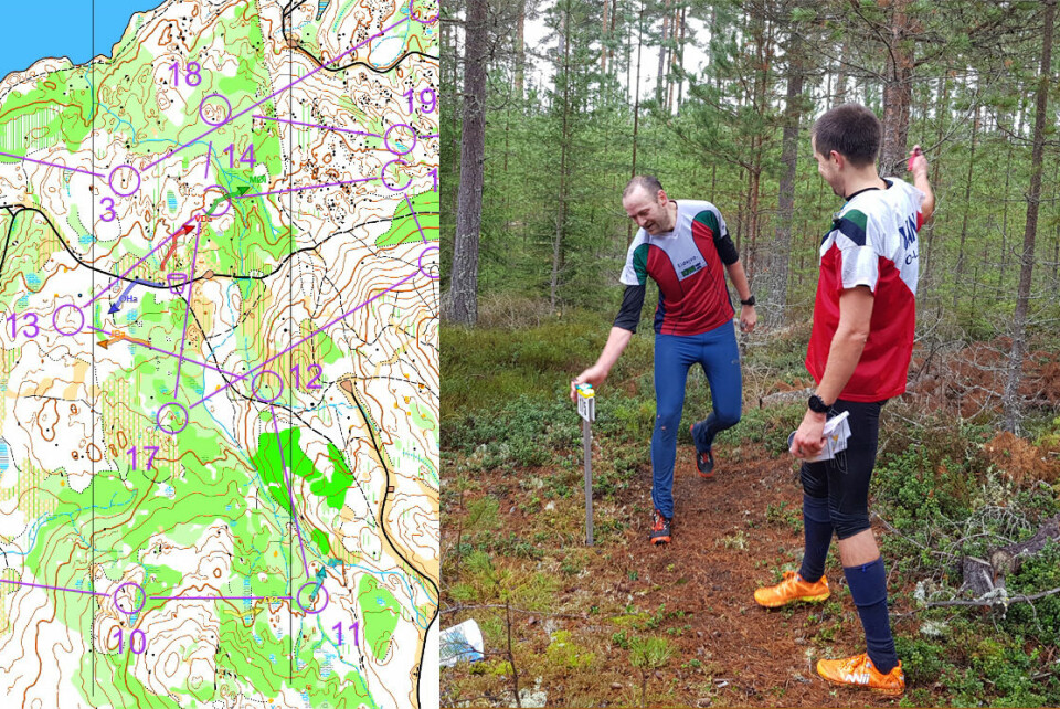 Ove Haugereid i mål som nr 2 på Huldertrampen 11 sekunder bak Vegard Ølstad Dalberg. (Alle foto: Stein Arne Negård) Ove Haugereid i mål som nr 2 på Huldertrampen 11 sekunder bak Vegard Ølstad Dalberg. (Alle foto: Stein Arne Negård)