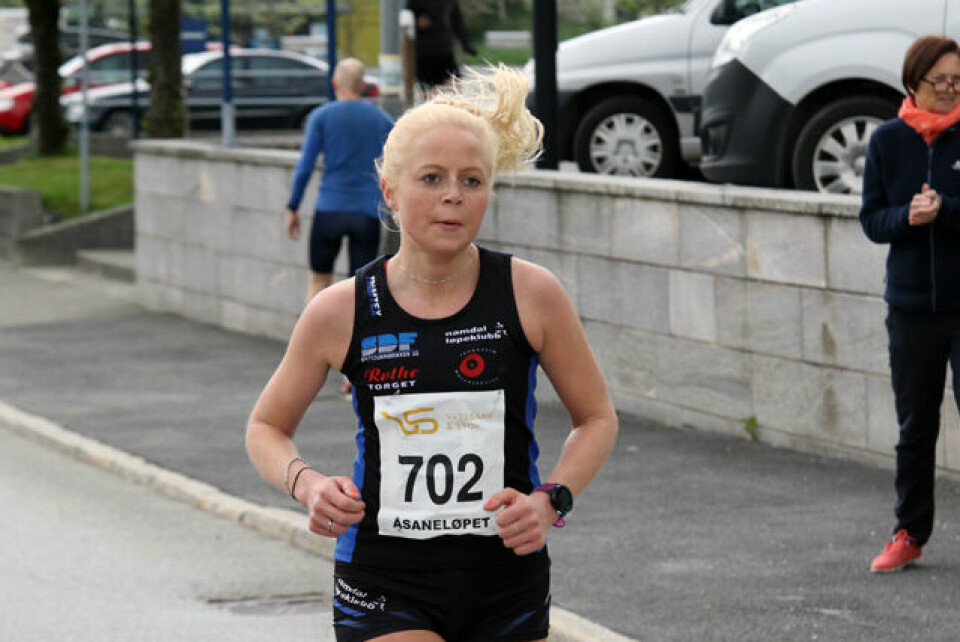 Sondre Øvre-Helland forsvarte seieren i Åsaneløpet 1P1A2764.jpg