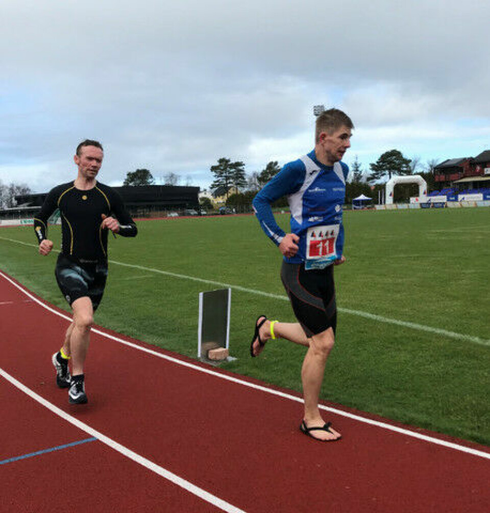 Hafsås og Jegteberg Lystad seiret i SFE Florø Maraton Rett Vest Maraton - H. Hafsås og L. Bjørbæk.jpg