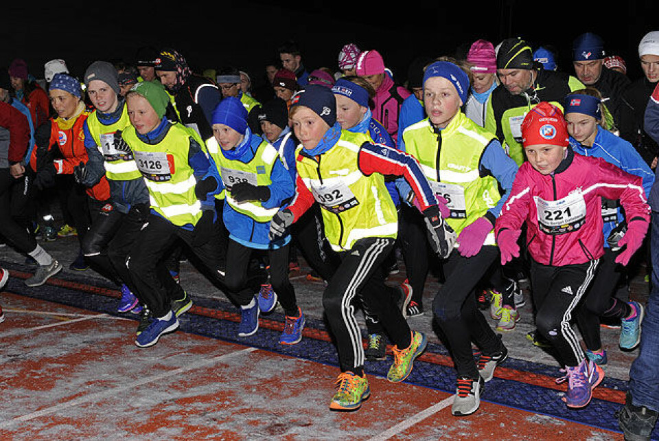 Starten har gått i en av 5-km-puljene. Starten har gått i en av 5-km-puljene.