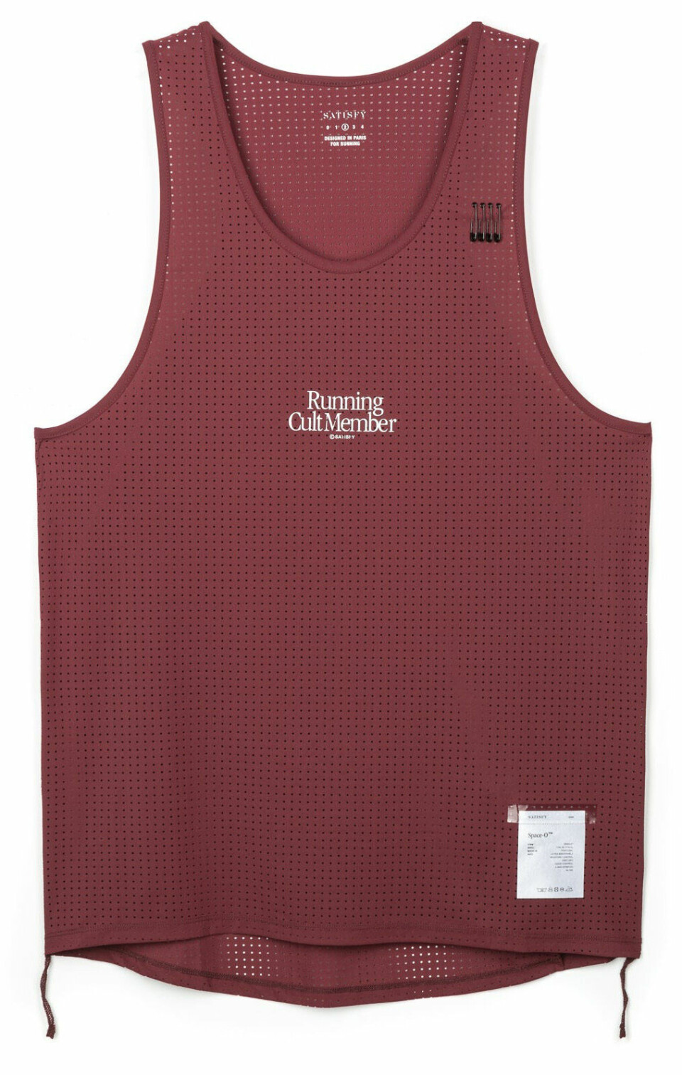 Runners high med løpetøy fra Satisfy Space-O Singlet Earth Red.jpg