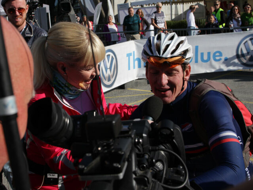 Lars Erik Koritov ble første mann i mål i Birkebeinerrittet BirkenRittet-027_Koritov.jpg
