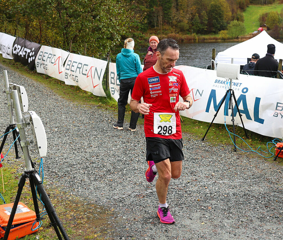 Nesten ny løyperekord på stafetten i Brakvatnet Halvmaraton 1U9A6467.jpg