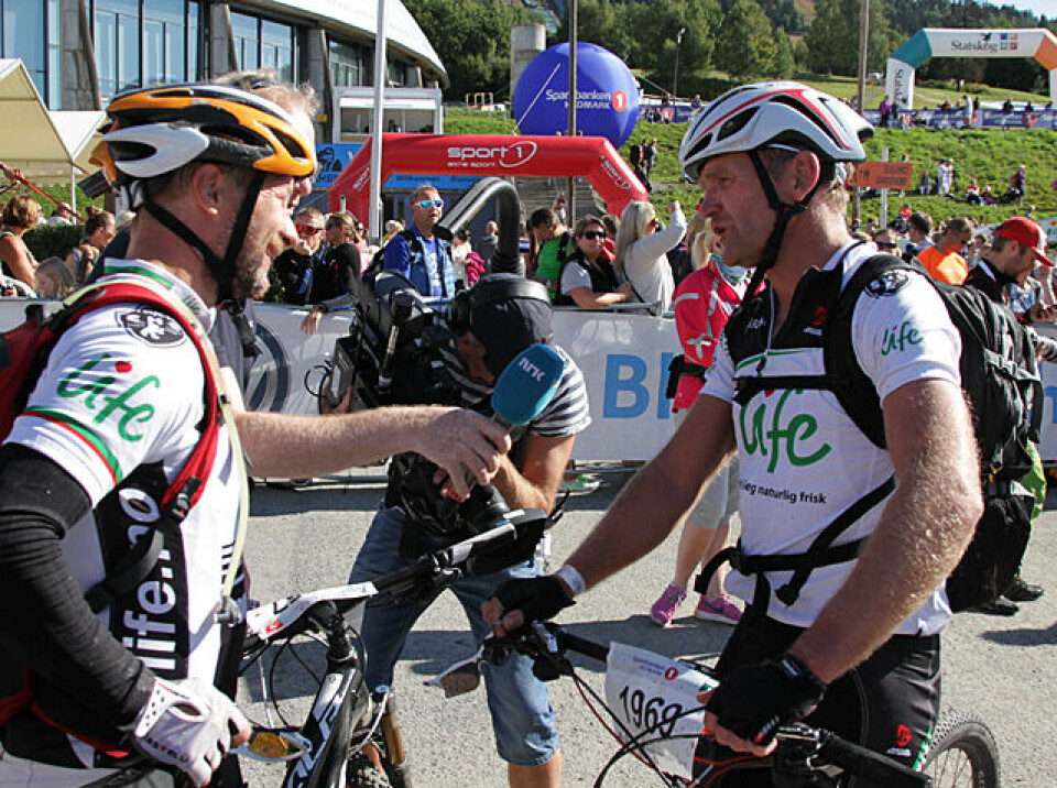 Lars Erik Koritov ble første mann i mål i Birkebeinerrittet BirkenRittet-065_Aamodt.jpg