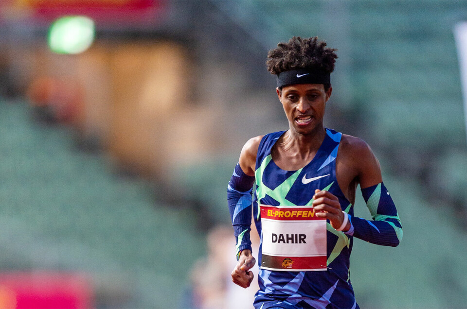 Abdullahi Dahir Rabi løp inn til europeisk juniorrekord med 28.11,71 under Night of Highlights på Bislett 13. april. (Foto: Samuel Hafsahl) Abdullahi Dahir Rabi løp inn til europeisk juniorrekord med 28.11,71 under Night of Highlights på Bislett 13. april. (Foto: Samuel Hafsahl)