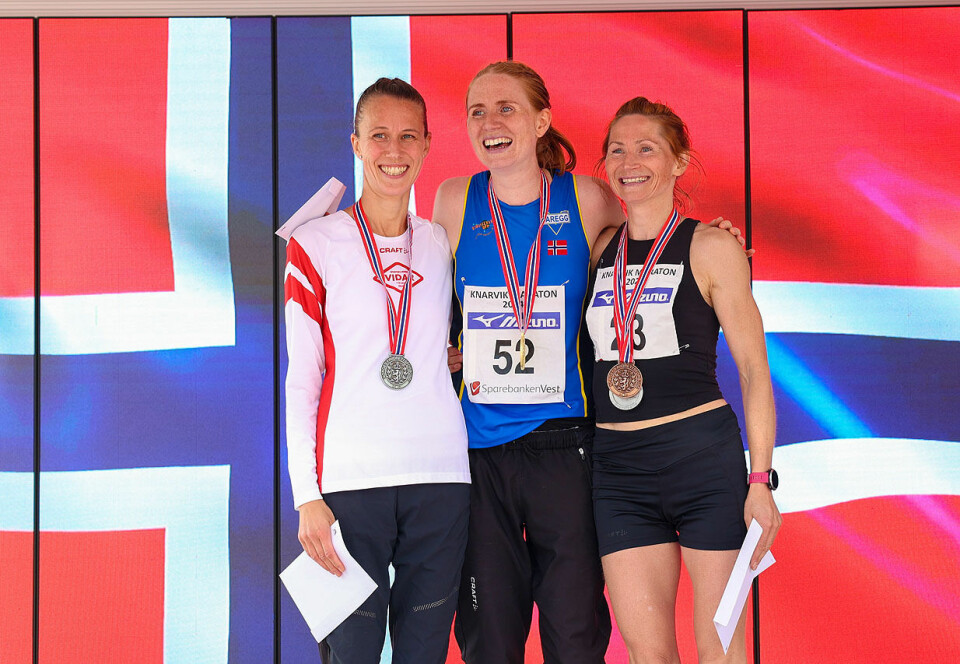 Lina Rivedal og Frode Stenberg tok NM-titlene på maraton 1U9A8094.jpg
