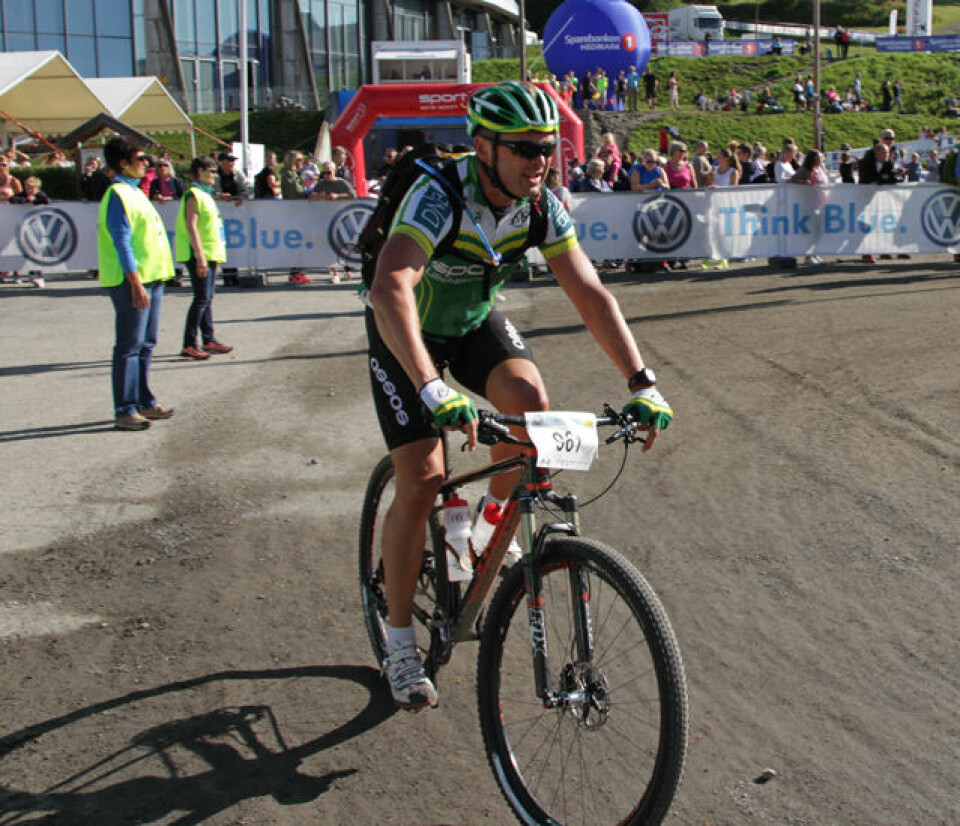 Lars Erik Koritov ble første mann i mål i Birkebeinerrittet BirkenRittet-045_Gallefoss.jpg
