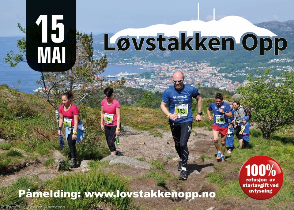 Løvstakken Opp arrangeres førstkommende lørdag 15. mai. Løvstakken Opp arrangeres førstkommende lørdag 15. mai.