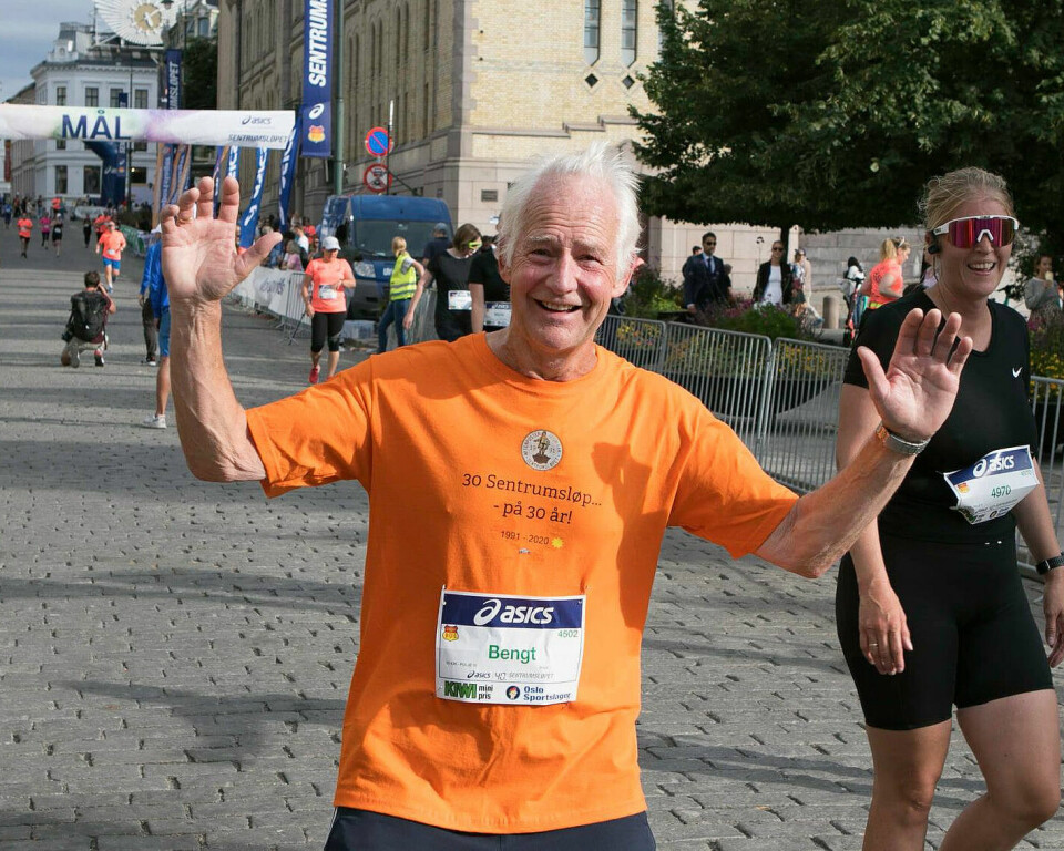 2314 løp den 40. utgaven av Sentrumsløpets 10 km lørdag Bengt_30xSL_Sentrumsløpe for gang nr 30.jpg