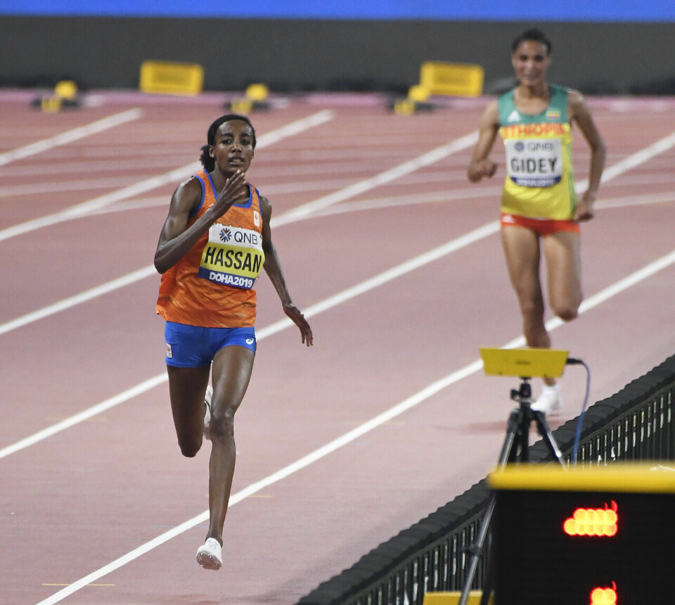 Kan hun sjokkere enda en gang? Etiopiske Gidey debuterer på maraton i Valencia søndag? 10000-hassan-gidey-opplop_50D9555.jpg