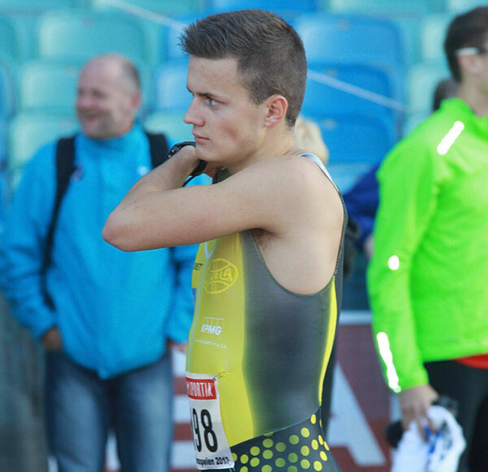 Junior-NM i friidrett i mål 800mM_MagnusHP_foer.jpg